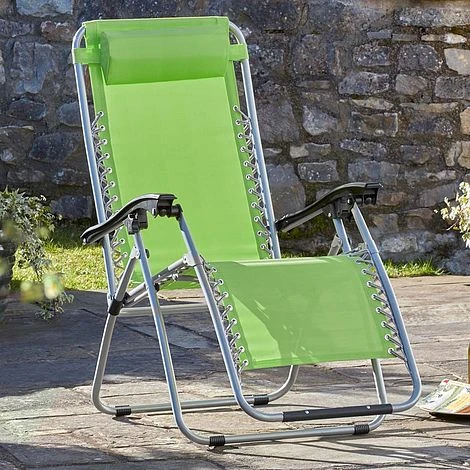 Garden Gear Zero Gravity Chair - Apple Green 2 Garden Gear Zero Gravity Chair - Apple Green - Image 2