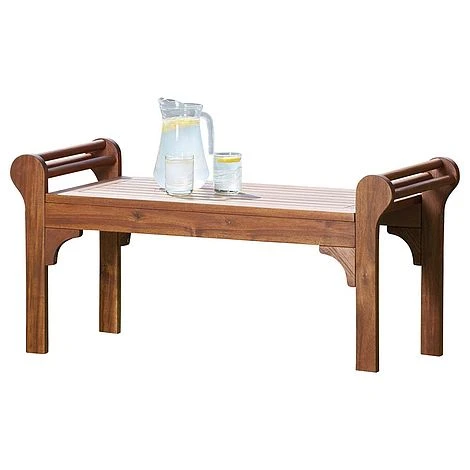 Garden Gear Acacia Hardwood Lutyens Coffee Table 3 Garden Gear Acacia Hardwood Lutyens Coffee Table - Image 3