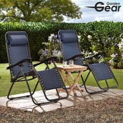 Garden Gear Zero Gravity Chair - Navy -Bloomyard Flower Shop G3725202000x200020LS20120With20logo