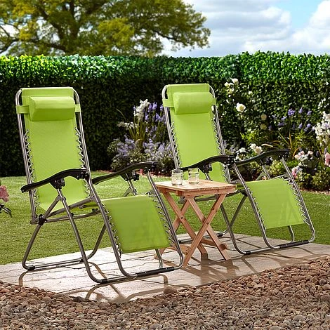 Garden Gear Zero Gravity Chair - Apple Green 5 Garden Gear Zero Gravity Chair - Apple Green - Image 5